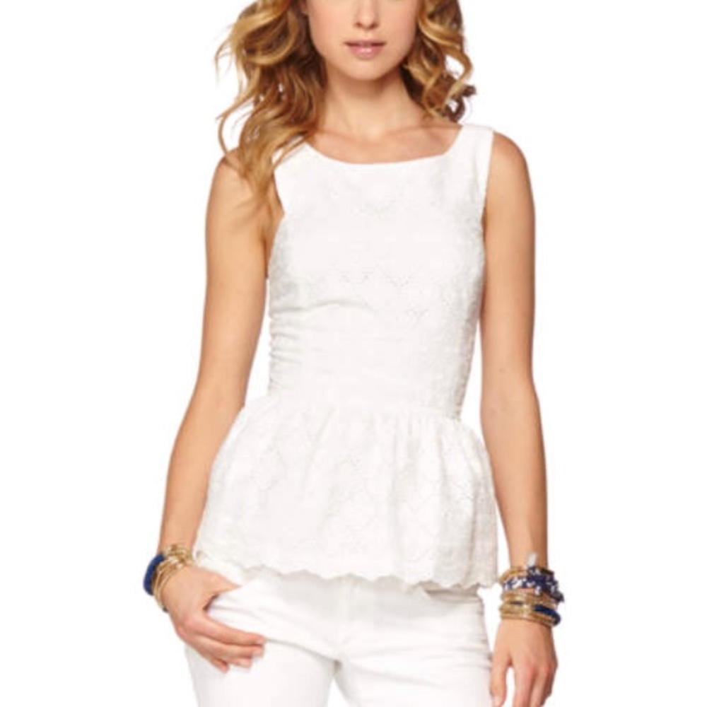 Lilly Pulitzer Ashton Peplum top